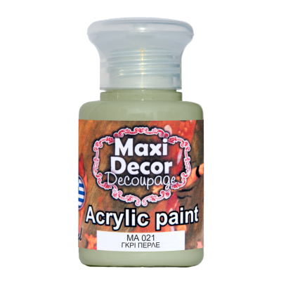 Ακρυλικό Χρώμα 60ml Maxi Decor Γκρι Περλέ ΜΑ021_MA021060
